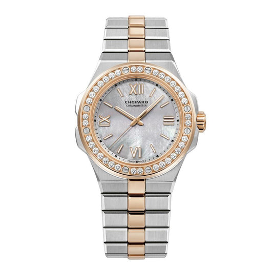 Montre CHOPARD ALPINE EAGLE 36 ARGENTÉ / OR ROSE