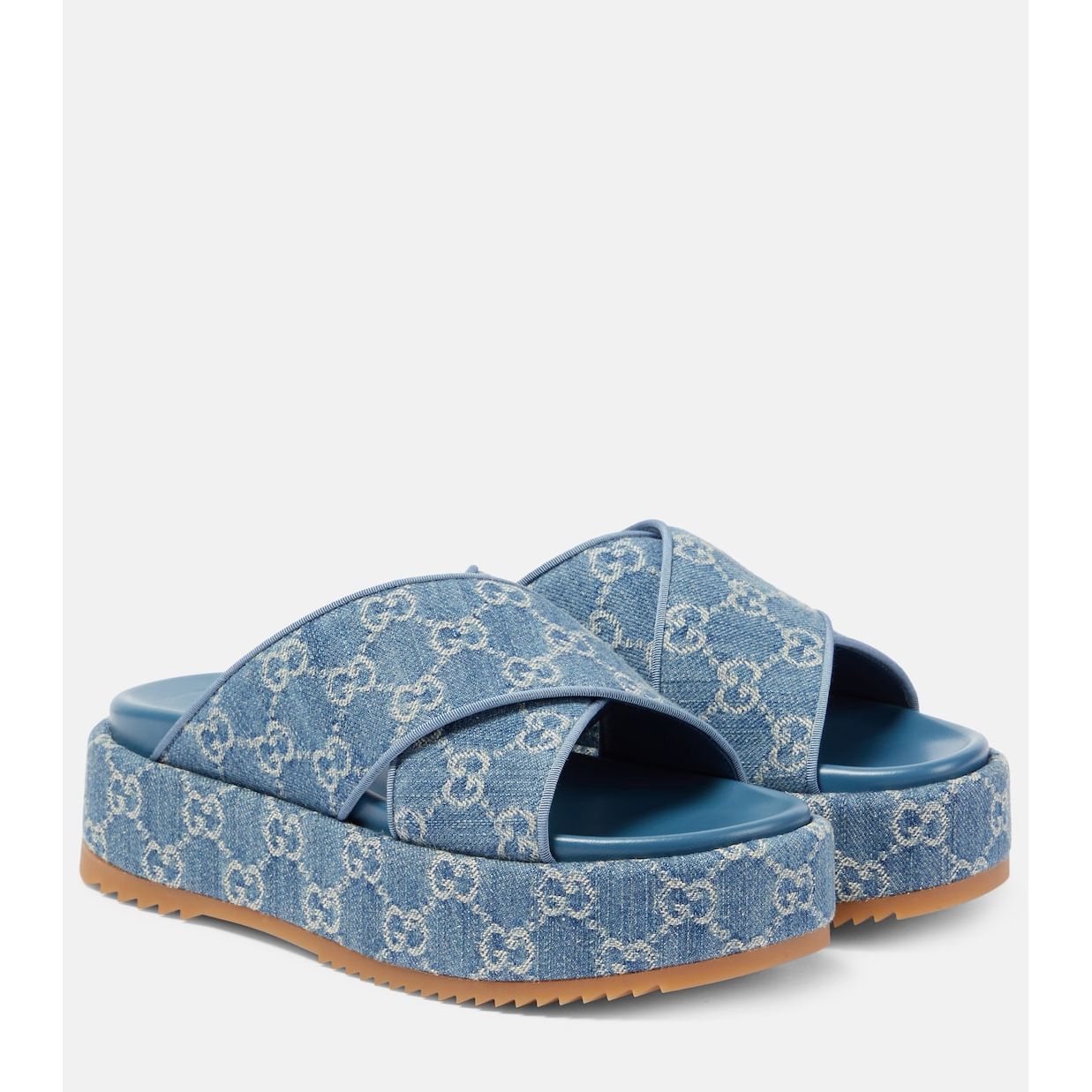 Mules Angelina Gucci - Plateforme en jean