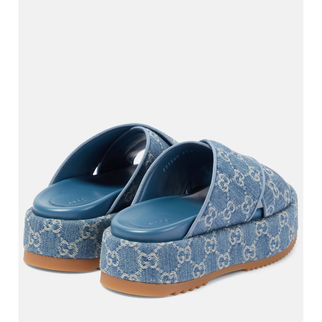 Mules Angelina Gucci - Plateforme en jean
