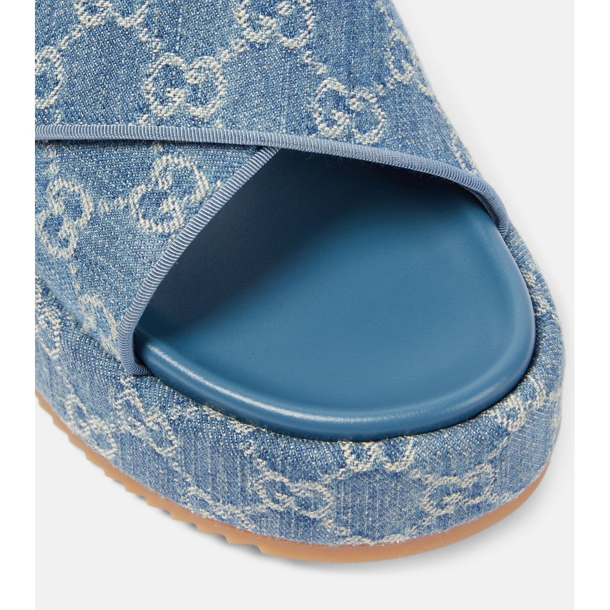 Mules Angelina Gucci - Plateforme en jean