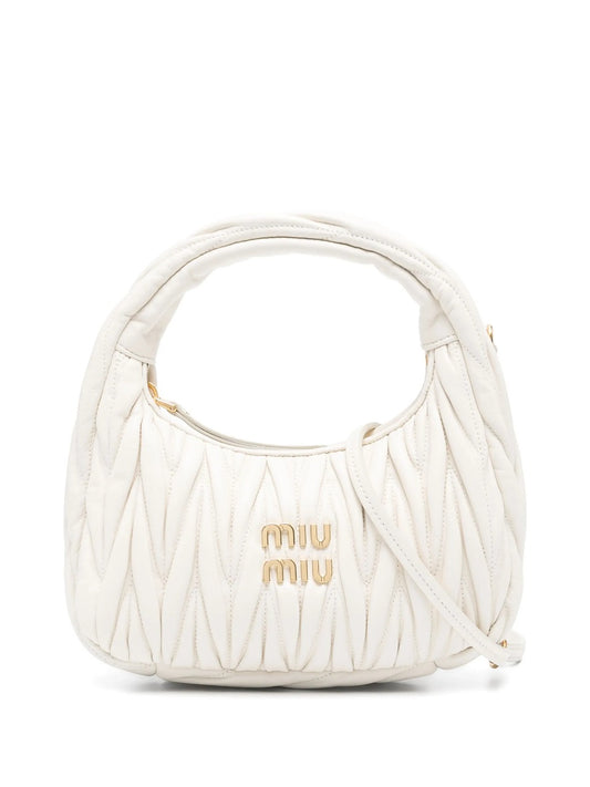 Miu Miu Sac porté épaule en matelassé Wander en velours