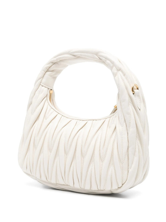 Miu Miu Sac porté épaule en matelassé Wander en velours