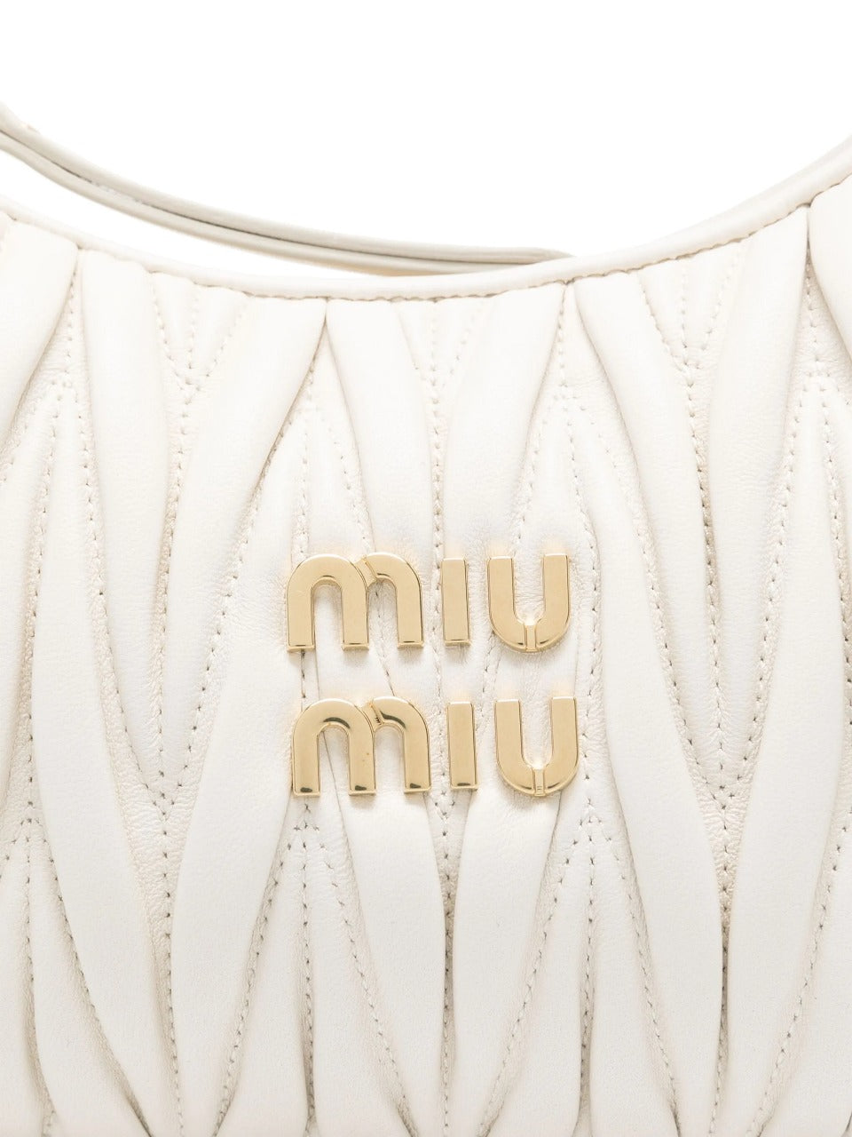 Miu Miu Sac porté épaule en matelassé Wander en velours