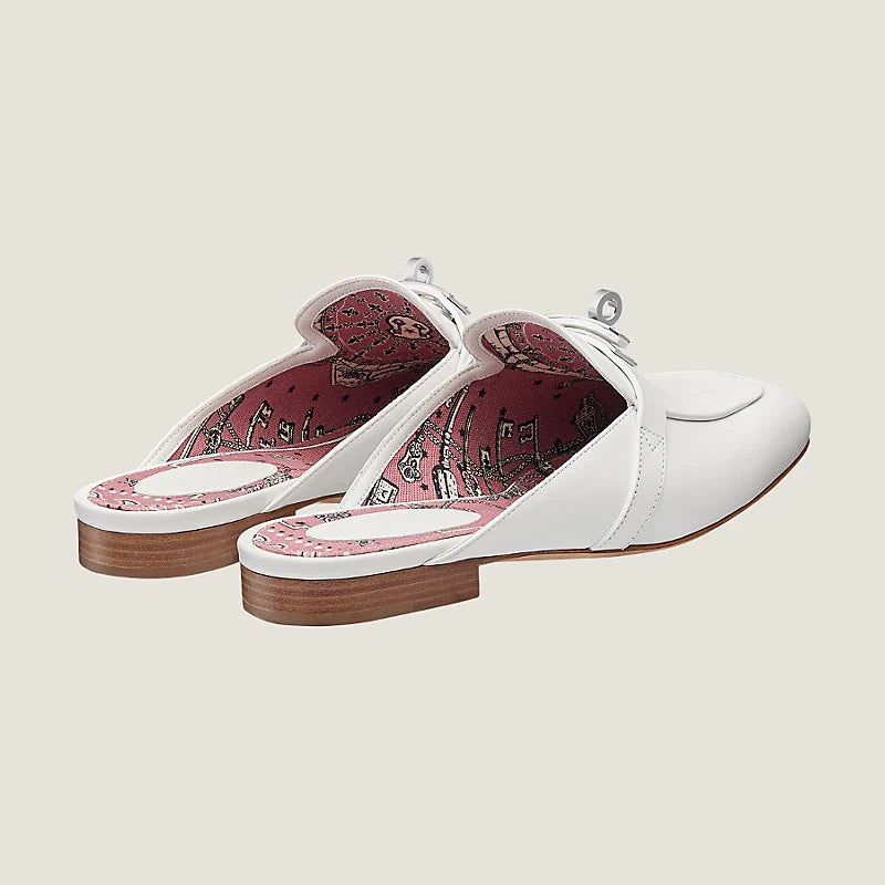 Mules Hermes - Blanc