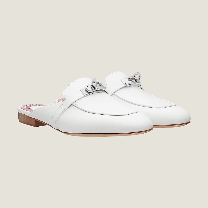 Mules Hermes - Blanc