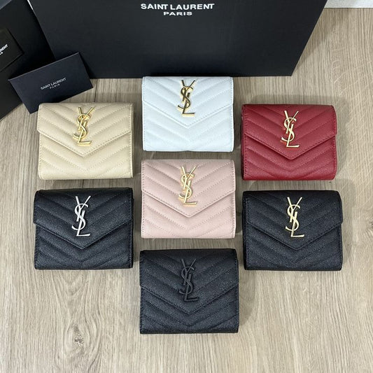 Portefeuille YSL Cassandra Matelassé