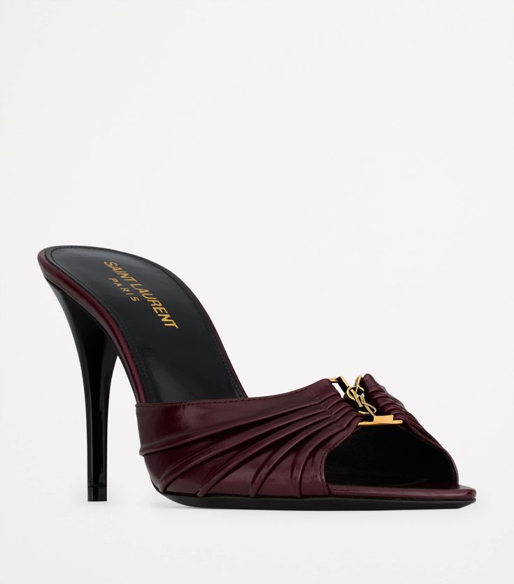 Mules Saint Laurent Babylone 90