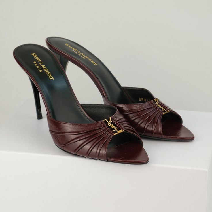 Mules Saint Laurent Babylone 90