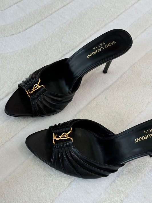 Mules Saint Laurent Babylone 90
