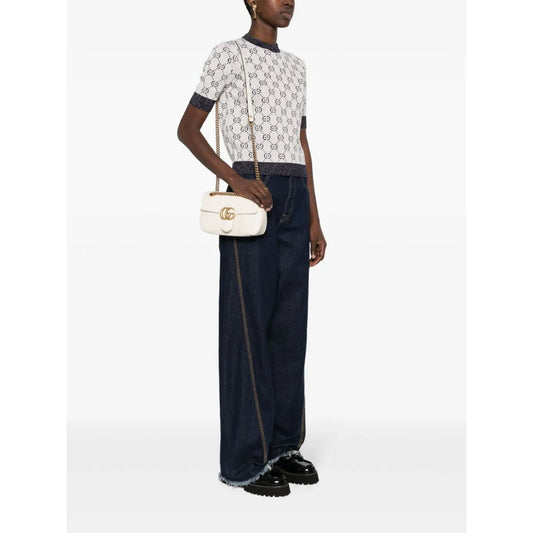 Sac Gucci - Porté épaule à motif GG Marmont