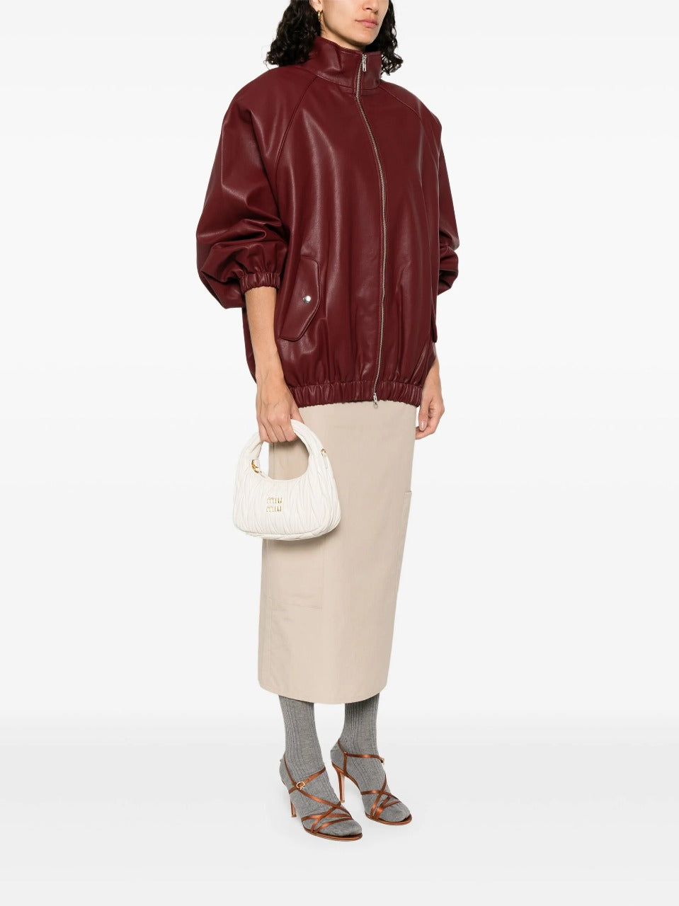 Miu Miu Sac porté épaule en matelassé Wander en velours